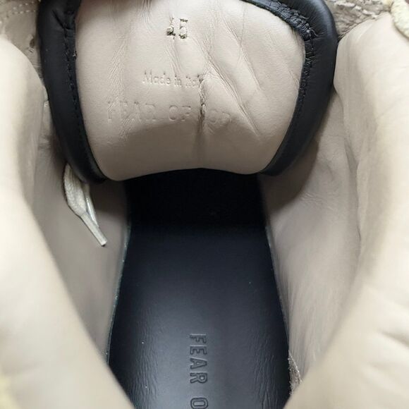 Fear Of God Skate Mid Sneaker Sand Cream Fear of God Print men’s US Sz 12 - Picture 10 of 12